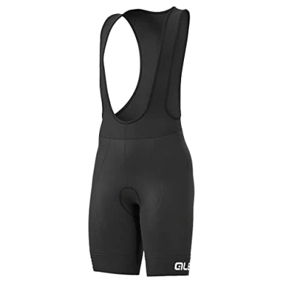 Image of Alé Cycling Unisex Kids Kid Bib Shorts, Black/White, 10 Years