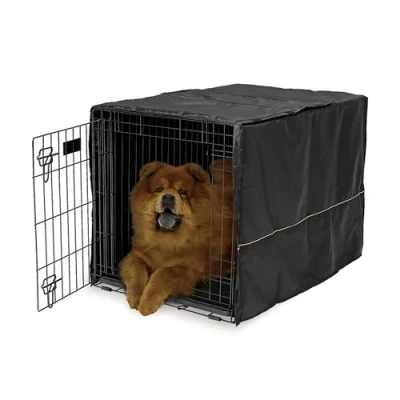 Image of MidWest Homes for Pets Dog Crate Cover, Privacy Cover Fits and New World 91.44 cm Long (36 Inch) Crates, Machine Wash &amp; Dry, CVR 36