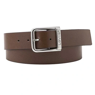 Image of Levi&#039;s Men&#039;s ALDERPOINT Metal Belt, Brown, 90/36
