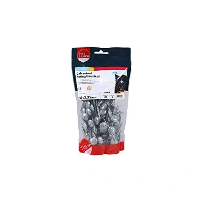 Image of Timco Round Spring Head Nails 65mm x 3.35mm 1kg