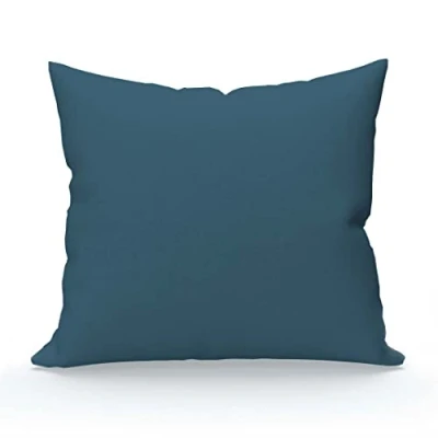 Image of Soleil d&#039;ocre CASE VP 63X63 Duck Blue Cotton