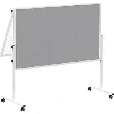 Image of Maul Presentation Board, Mobile, Folding, Whiteboard/Felt Surface Grey