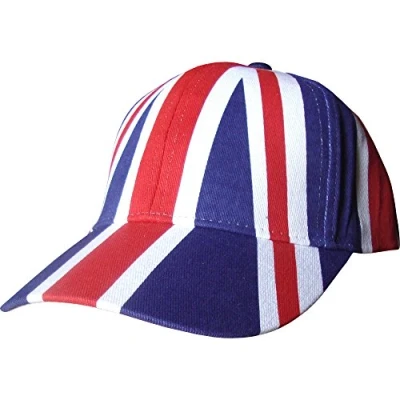 Image of Adults Unisex Great Britain Union Jack Flag Summer Baseball Cap