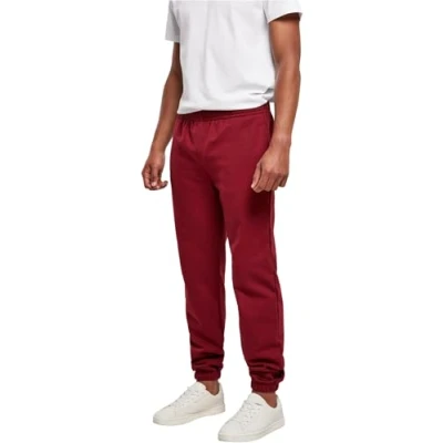 Image of Build Your Brand Men&#039;s Basic Jogging Pants, Burgundy, XL