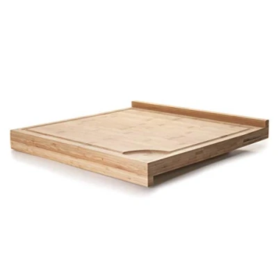 Image of Lacor 60492 Bamboo Dual Bread Cutting Board, 38 x 39.5 30 cm, Beige