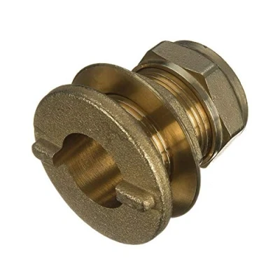 Image of 15mm Brass Tank Connector Lug Style PACK of 2