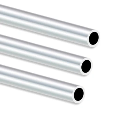 Image of iMeistek 6063 Aluminium Round Tube, 250mm Length 16mm OD 12mm ID Seamless Straight Tubing for Industrial, Decorative, Architectural (3PCS)