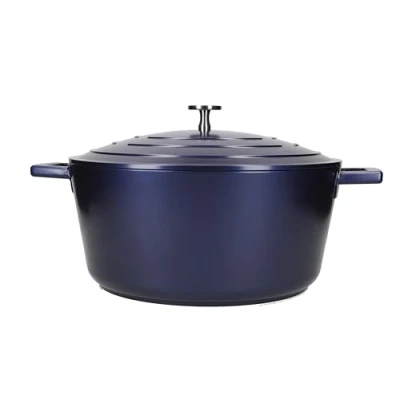 Image of MasterClass Casserole Blue ø 28 cm / 5 Liter standard non stick coating