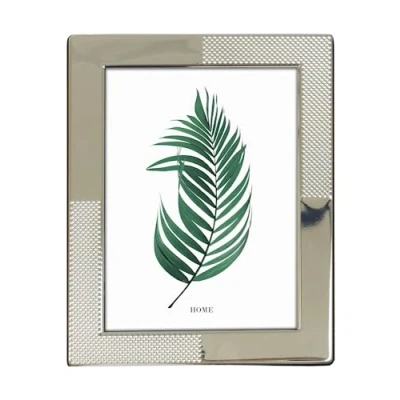 Image of Inov8 Framing Tarnish Resistant Silver Plated Picture Frame Corner Pin Dot Design for 8x6 Inch (20x15cm) Photo