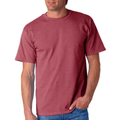 Image of Gildan Mens Ultra Cotton Short Sleeve T Shirt (L) (Heather Cardinal)