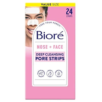 Image of Biore Deep Cleansing Pore Strips Combo Pack, 24 Count