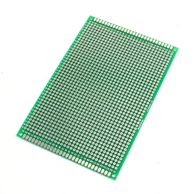 Image of DollaTek 2PCS (8 x 12cm) PCB Board Universal Double Sided Prototyping Breadboard Panel Circuit for DIY Soldering