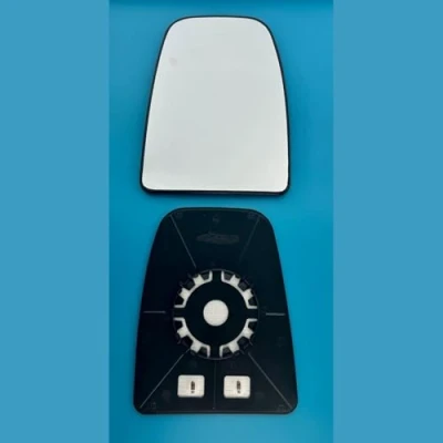 Image of Door Wing Mirror Glass Fits to IVECO Daily Reg 2015 2022 Heated Base Plate Left &amp; Right Hand Side Van Repalcement (Left)