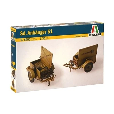 Image of Italeri ITA6450 SD File. Anhanger 51 Italy Model kit, Unpainted