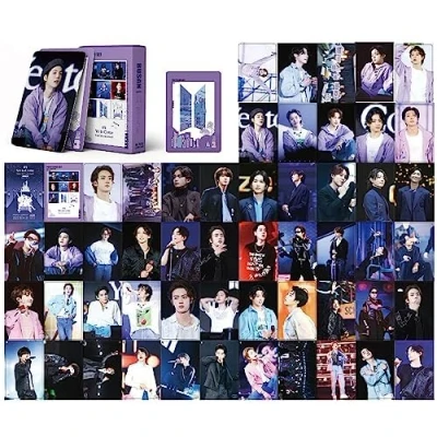 Image of BTS Photocard 54Pcs,Kpop Lomo Cards,BTS Merchandise,BTS Mini Picture Cards Cards,Bangtan Boys Photocards (Set E)
