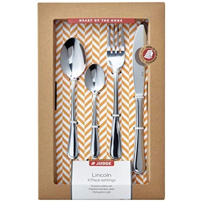 Image of Judge Lincoln 16 Piece Cutlery Set