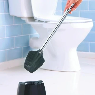 Image of Bristle Free Toilet Brush with Holder L41cm
