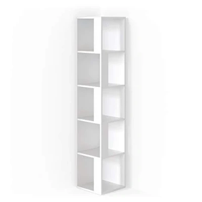 Image of Vicco Corner shelf Lio, White, 33.3 x 162.2 cm