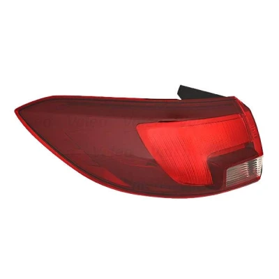 Image of 13427516, 39077374 Rear light VALEO ORIGINAL PART 047071 Left Outer section with bulbs bulb holder VAUXHALL: Astra Mk7 Kombi