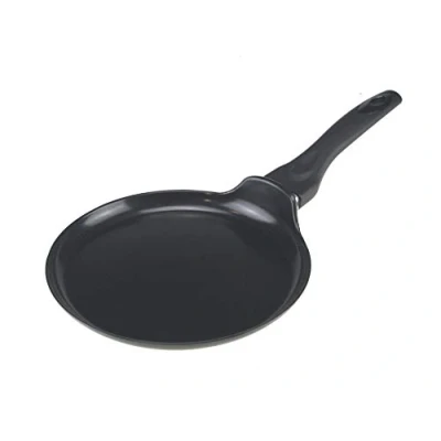Image of Mastercook Non Stick Induction Tawa Tava Pan 24cm Heavy Duty Coating Aluminium Flat Dosa Chapati Roti Crepe Pancake With Soft Touch Handle (24cm)