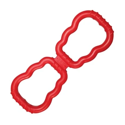 Image of KONG Tug Durable Stretchy Rubber, of War Dog Toy For Medium Dogs