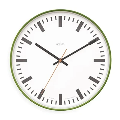 Image of Acctim Victor 30cm Bright Station Wall Clock (Grass)