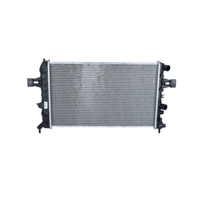 Image of 1300258, 1300409, 13145211, 93174632, 93177122 Engine radiator NRF EASY FIT 58355 Aluminium 600mm 366mm 24mm with rubber grommet Brazed cooling fins