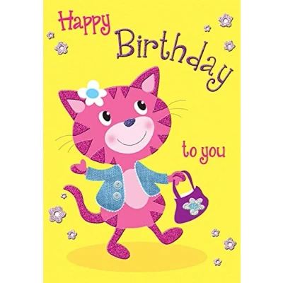 Image of Traditional Birthday Card 7 x 5 inches Piccadilly Greetings