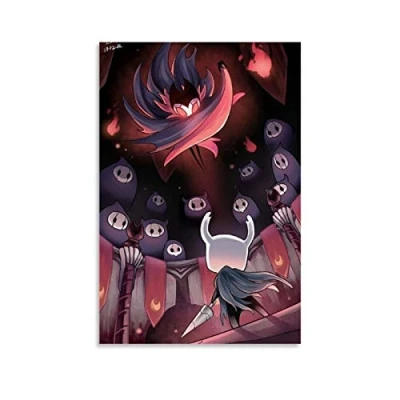 Image of YZLI Game Hollow Knight (3) Canvas Art Poster and Wall Picture Print Modern Family bedroom Decor Posters 20x30inch(50x75cm)