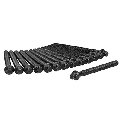 Image of 11121708302, 11121729247x14 Cylinder Head Bolt Kit AJUSA 81024300 Male Torx 14 BMW: 3 Coupe, Convertible, 5 Saloon
