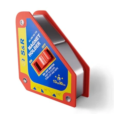 Image of S&amp;R Welding Magnet with On/Off Switch (13 kg per Side)