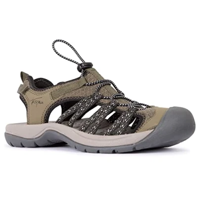 Image of TRESPASS Women&#039;s Brontie Female Sandal, Khaki, 5 UK