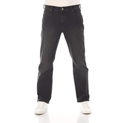 Image of Wrangler Men&#039;s Jeans Regular Fit Texas Stretch Trousers Authentic Straight Denim Cotton Black Blue Grey W28 W29 W30 W31 W32 W33 W34 W36 W38 W40 W42 W44, Cash (Wss1ht240), 33 W/30 L