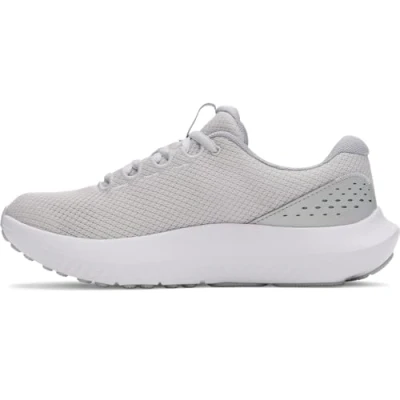 Image of UA W Charged Surge 4 Halo Gray/Metallic Silver/Metallic Silver 8.5