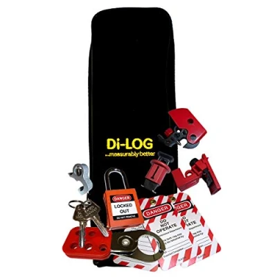 Image of Di Log Safe Isolation Professional Lockout Lock Off Kit, Isolator Lock, Tags, Case (DLLOC3)