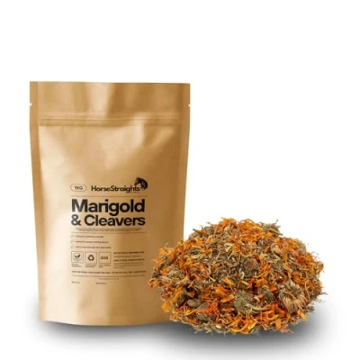 Image of Horse Straights Direct Marigold And Cleavers Mix Equine Supplement