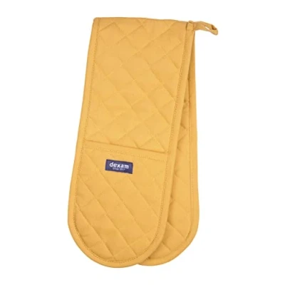 Image of Love Colour Double Oven Gloves, Ochre