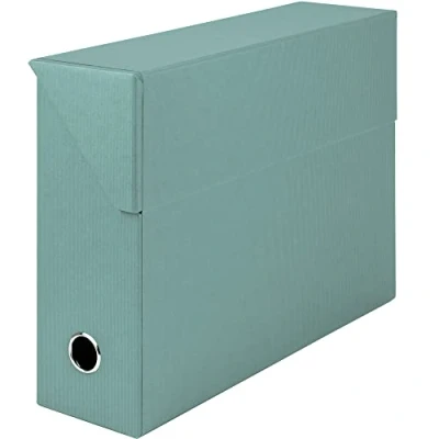 Image of Rössler Papier S.O.H.O. 1319452383 Archive Box with Side Flap and Finger Hole, DIN A4, Opal, 9.5 x 33.5 25.5 cm