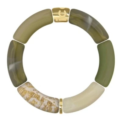 Image of ICE Jewellery Bella bracelet Khaki green gold Khaki, and ladies fashion (023548)