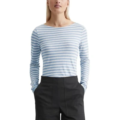Image of Marc O&#039;Polo Round NECK Striped Long sleeved top, Women&#039;s, Size: XXL, Multi