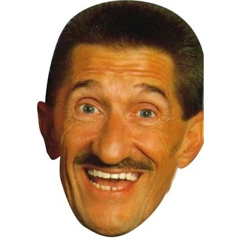 Image of FoxyPrinting Barry Chuckle Celebrity Cardboard Party Face Mask Fancy Dress