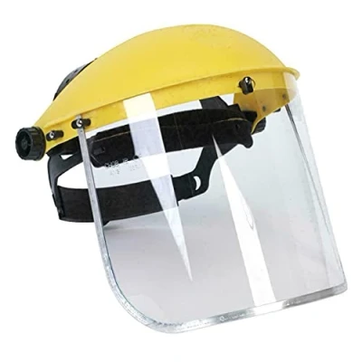 Image of NEW INDUSTRIAL CLEAR WIDE VISOR FACE SHIELD EYE PROTECTION GUARD SAFETY WORK WEAR WELDING GRINDING AND BROW