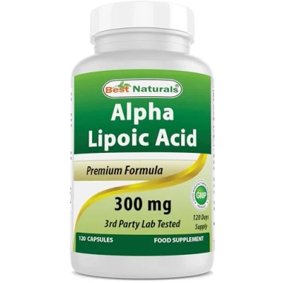 Image of Best Naturals Alpha Lipoic Acid 300 mg 120 Capsules