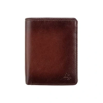 Image of VISCONTI Atelier Burnish Tan Leather Wallet with RFID Blocking Technology AT62
