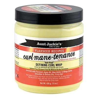 Image of Aunt Jackies 426 g Flaxseed Mane Tenance Defining Curl Whip 426G/15Oz