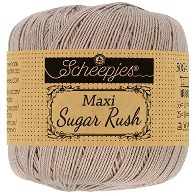 Image of Scheepjes Maxi Sugar Rush 406 Soft Beige Yarn 1x50g