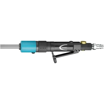 Image of HAZET Mini Needle Scaler 9035M 6, 235.6 mm Length, Compressed Air Operated, Gentle Cleaning of Dirty Parts, 13 Stainless Steel Needles, 3000 Beats/min, 360 Degree Outlet
