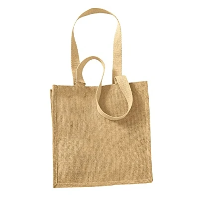 Image of Westford Mill W406 Jute Compact Tote Natural