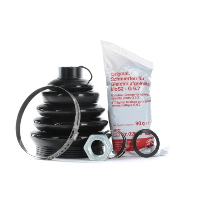 Image of 171498203, 191498203C CV Boot FEBI BILSTEIN 03595 Front Axle, Wheel Side Thermoplast VOLKSWAGEN: GOLF 1, 3, 2
