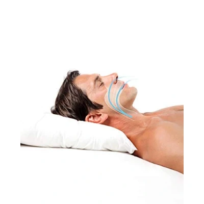 Image of Kally Sleep Anti Snore Relief Pillow Designed to Help Reduce Snoring, Encouraging Improved Breathing with Head &amp; Neck Support White Machine Washable